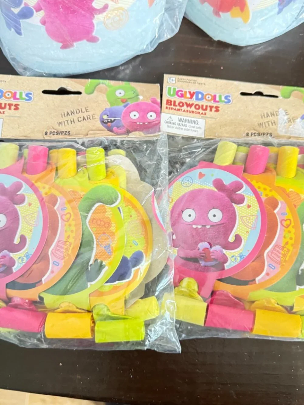 Ugly Dolls Birthday Party Supplies Decor Hats Blowers Masks Package NEW 6 Packs